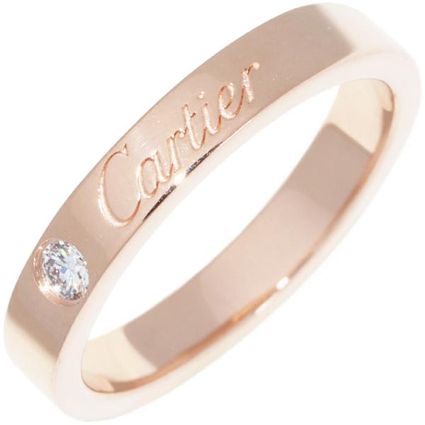 Cartier（カルティエ） 指輪 K18PG ダイヤ1P(0.03ct) Cドゥカルティエ
