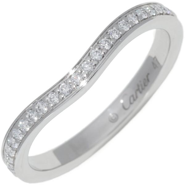 Cartier（カルティエ） 指輪 Pt950 ダイヤ27P(0.09ct) バレリーナ