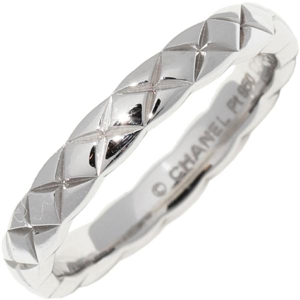 CHANEL シャネル 指輪 Pt950 ココクラッシュ マリッジリング スモール