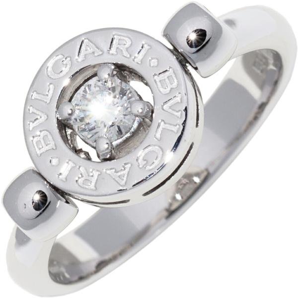 断*マ様 BVLGARIフリップリングK18 54 BVLGARI（ブルガリ） K18WG ダイヤ1P ブルガリブルガリ フリップリング