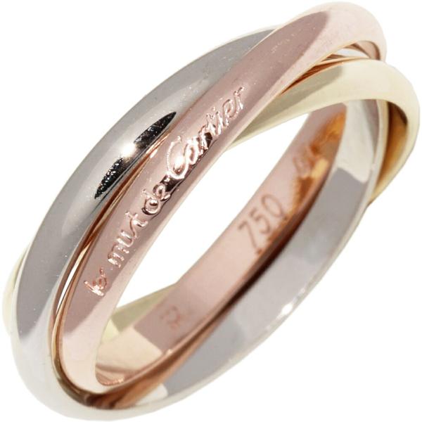 Cartier（カルティエ） 指輪 K18YG K18WG K18PG トリニティリング SM