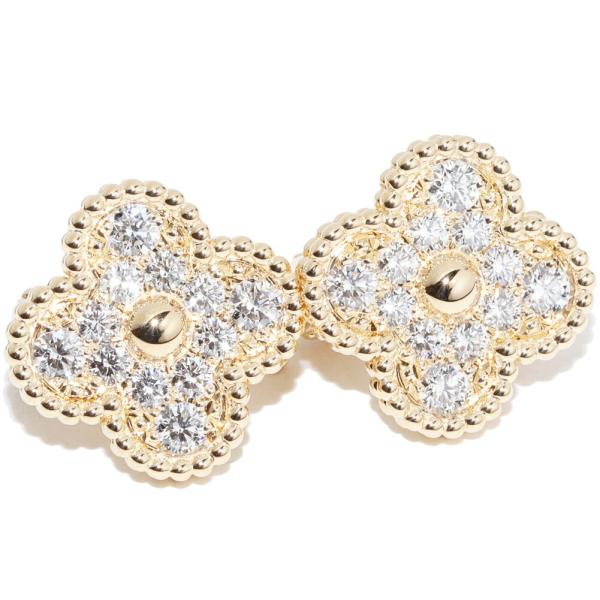 ヴァンクリーフ＆アーペル K18YG ダイヤ24P(0.96ct) ヴィンテージ