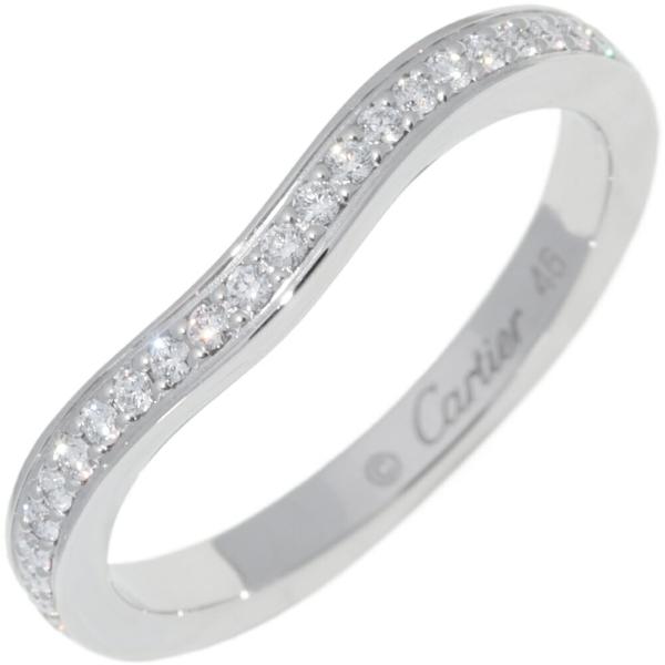 Cartier（カルティエ） 指輪 Pt950 ダイヤ25P バレリーナ ウェディング