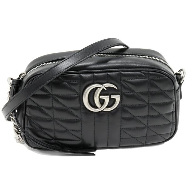 GUCCI（グッチ） GGマーモント キルティング スモール カメラバッグ