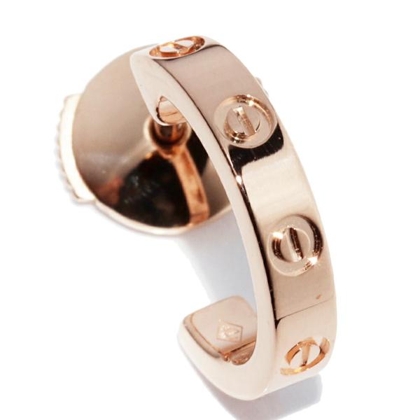 Cartier（カルティエ） K18PG ラブイヤリング スモールモデル ミニラブ