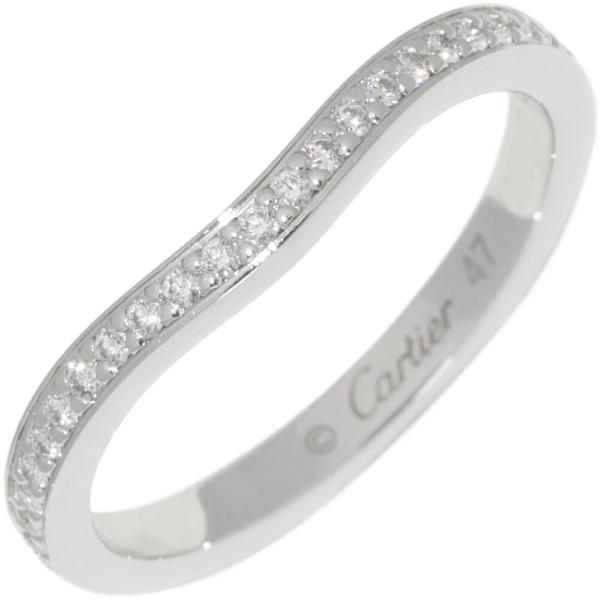 Cartier（カルティエ） 指輪 Pt950 ダイヤ27P(0.09ct) バレリーナ