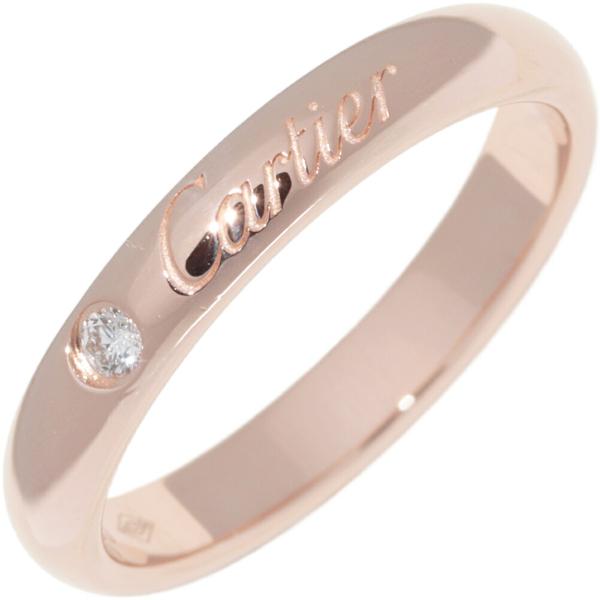 Cartier（カルティエ） 指輪 K18PG ダイヤ1P(0.02ct) Cドゥカルティエ