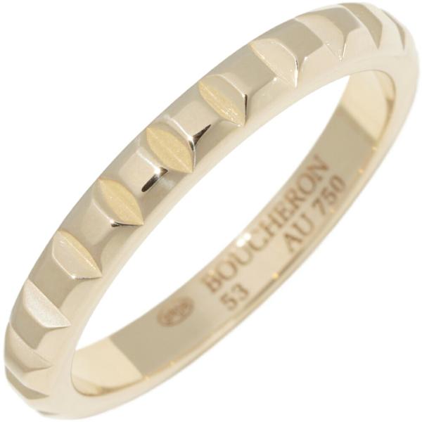BOUCHERON クル ド パリ リング ミディアム55号　K18YG ブシュロン K18YG キャトル クルドパリ リング ミディアム JAL00008