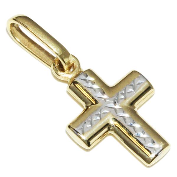 【K18YG】☆クロス 十字架 ペンダントトップ18金 約1.3g☆【美品】 18金 クロス ネックレス ペンダントトップ k18 クロスペンダント