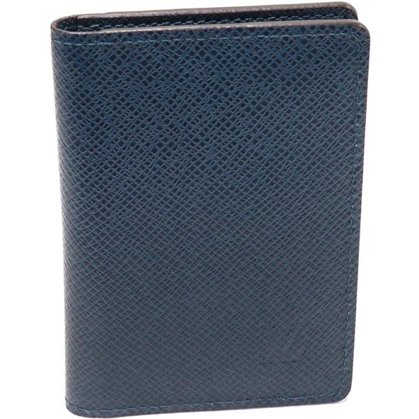 ルイヴィトン 二つ折りカードケース タイガ ブルーマリーヌ  