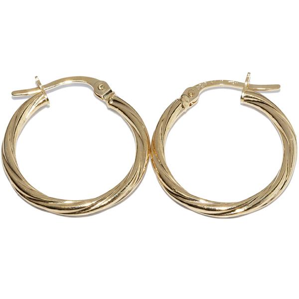 ウノアエレ【フープピアス】デザインピアス K18YG UNOAERRE ウノアエレ 18金 ピアス K18 18K フープピアス