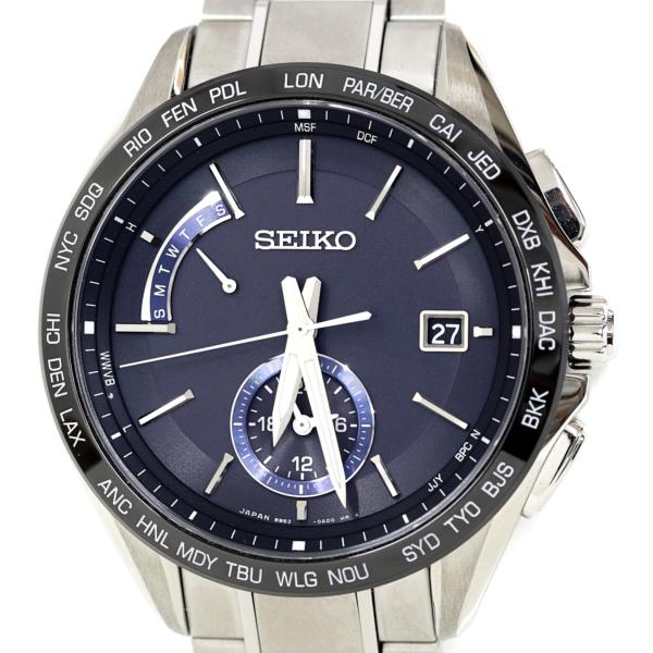 SEIKO 電波ソーラー時計 アナログクォーツ ソーラー電波（BRIGHTZ） セイコー ブライツ SAGA235 8B63-0AB0