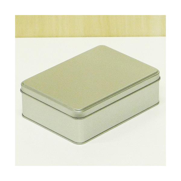 銀サテン材 角缶 168×123×H52 : 容器のたかむら - 通販 - Yahoo