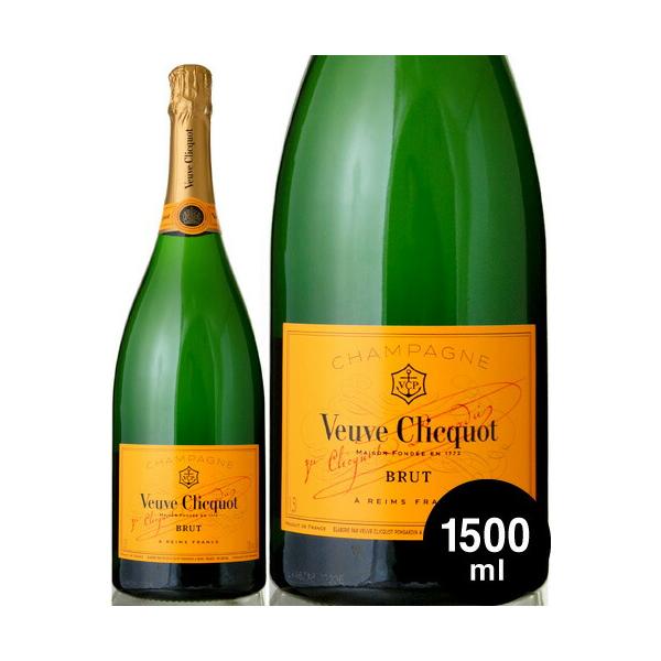 マグナムボトル 正規 ヴーヴ クリコ イエローラベル ブリュット1500ｍｌ ( 泡 白 ) シャンパン シャンパーニュ  （ワイン(=750ml)4本と同梱可)