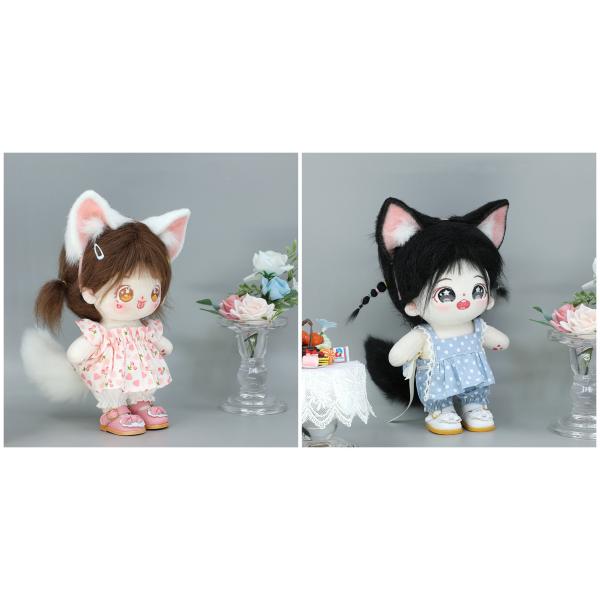 ✢黒猫耳着ぐるみドール✢ モールアート　アートドール 創作人形 サーニット Amazon | 洋服付きモールドールキット ふわふわ・もこもこ(2体SET