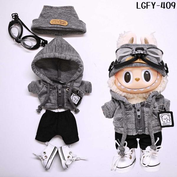 ぬいぐるみ＆服セット ラブブ用 2代目 初代 着せ替え服 ぬいぐるみ服のみ 本体含まず