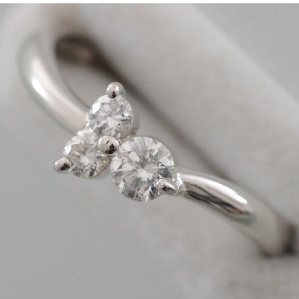 指輪　パール　ダイヤモンド　9号　Pt100 プラチナ G100】 Pt900 プラチナ900 ダイヤモンド 0.25ct デザイン リング 指輪