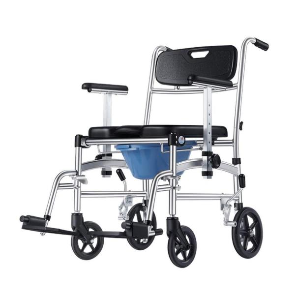 入浴用車椅子 き アルミ製4輪キャスター 介 護用品U型シートブレーキ