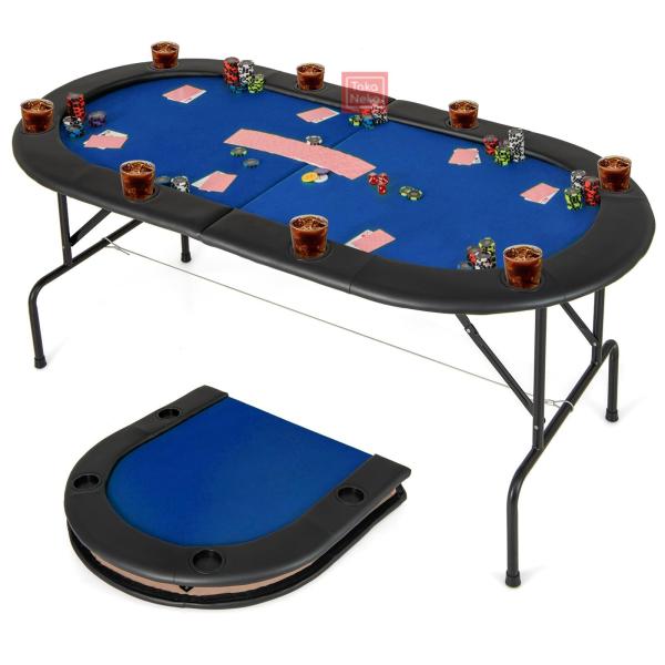 ポーカーテーブル　折りたたみ式 Amazon.co.jp: ZivPlay ポーカーテーブル 折りたたみ式 8