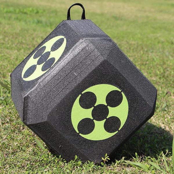 18面3Dソフトターゲットキューブキャリーハンドル付きフォームアロー