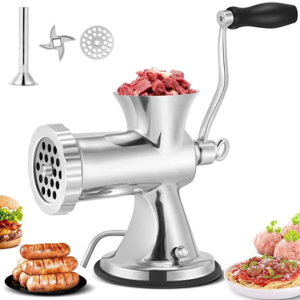 手動式ミンサー 肉ひき機 ミートチョッパー 卓上ミンチ機 ミート