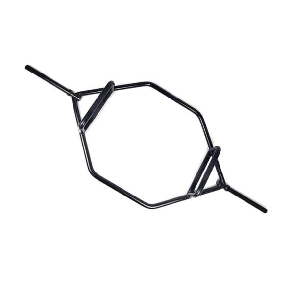 ヘックスバー スクワッ六角バーベルバー 中空リングバー 直径2.5cm