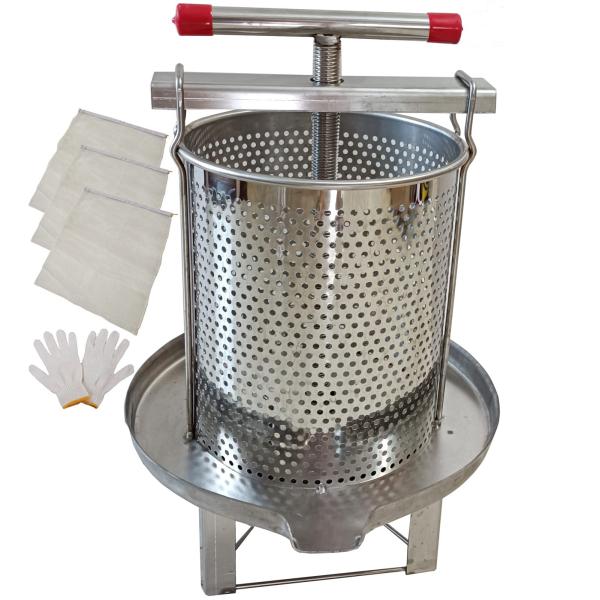 蜂蜜 圧搾機 蜜 絞り 機 蜜を絞り器 蜂蜜分離器 養蜂器具 蜂蜜抽出器 絞り器 手動 脱水機 ジューサー 手動 圧搾機