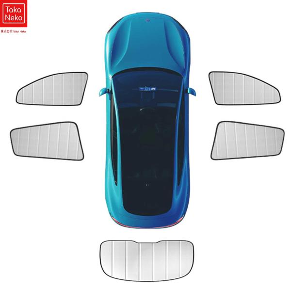 2025年新型 5層構造 折り畳み式 プライバシー サンシェード に適合する スズキ フロンクスWDB3S WEB3S型 2024年10月~ 車用サンシェード 専用設計 マルチサンシェ