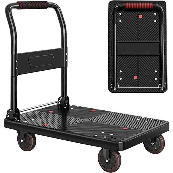 新品未開封 折りたたみキャリーカート　キャンプ　BOXカート　台車 キャリーカート 台車 折りたたみ 軽量 運搬台車 72×47cm 90x60cm 大天