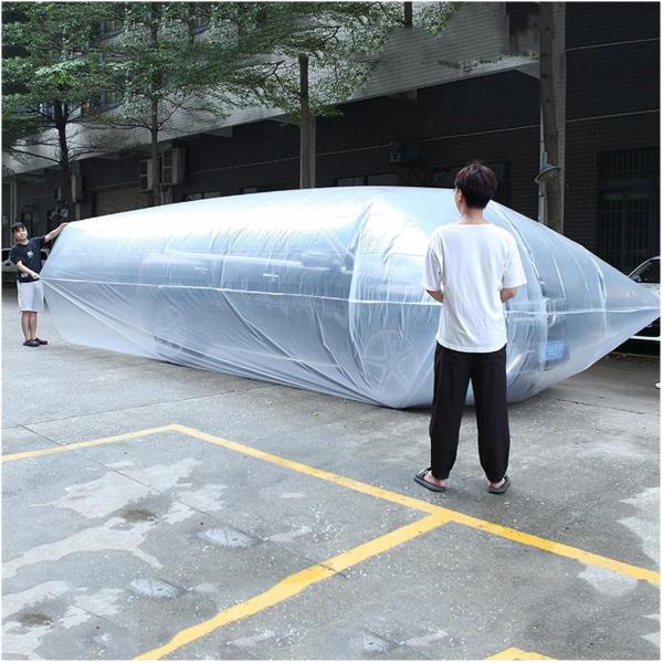 車用浸水対策袋 浸水防止カバー 車用防水カバー 700*400cm 水害対策 大雨対策 浸水被害対策 乗用車 大きいビニール袋 冠水 浸水 対策 ゲリラ豪雨 防雨 防塵袋