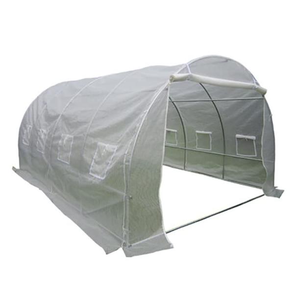 園芸用菜園ハウス ビニールハウス 鋼パイプ ダブルドア 通気性