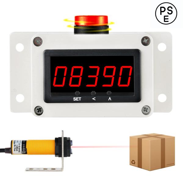 【新品 未開封】高速計数機カウンター 異物検出 デジタル表示 ハンドル付き 新品 未開封】高速計数機カウンター 異物検出 デジタル表示