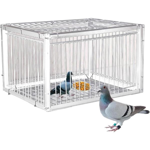 鳩罠 脱出防止設計 鳩かご 鳥かご 一方通行の入り口 鳥 ケージ アニマルトラップ 屋外 鳥捕獲器 鳥に害はありません 組み立て簡単 小鳥、スズメ、ハトなどに