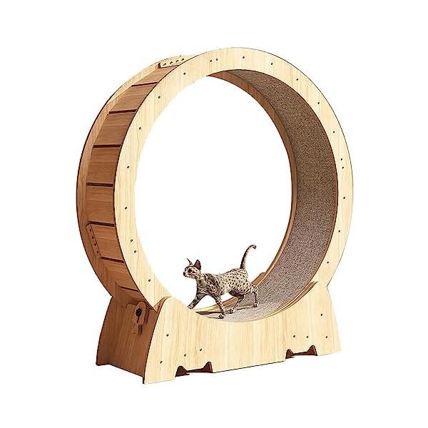 【猫健康ランニングマシン】運動会は猫の寿命を延長し、猫のおもちゃは偏屈な性格、過度の肥満、寝たい怠惰、反応が鈍いなど、猫の多くの身体問題を解決することができる。【新しいアップグレード】この猫のおもちゃは、あなたの猫が家の周りを自由に走ること...