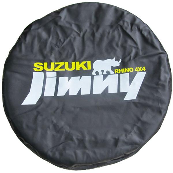 スズキジムニー 専用タイヤカバー JB74W(2018年7月~)/新型ジムニーシエラ JB64W(2018年7月~)に適用 レザー 素材背面スペアカバー スペアタイヤカバー 老化を防ぐ