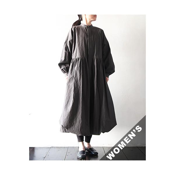 極美品/HAVERSACK/ストライプ バンドカラーワンピース takanna_652621