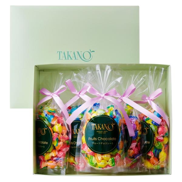 プチギフト プレゼント 手土産 お返し バレンタイン ホワイトデー ご自宅用 公式 新宿高野 フルーツチョコレート5入ea プレゼント袋付 新宿高野 通販 Paypayモール