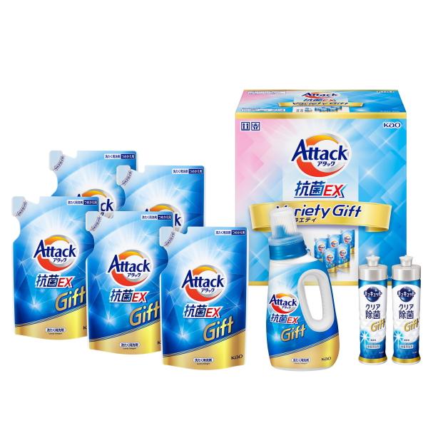 花王　est 未使用新品 Kao（花王） アタック抗菌EXバラエティギフト K・AU-40A : ギフト
