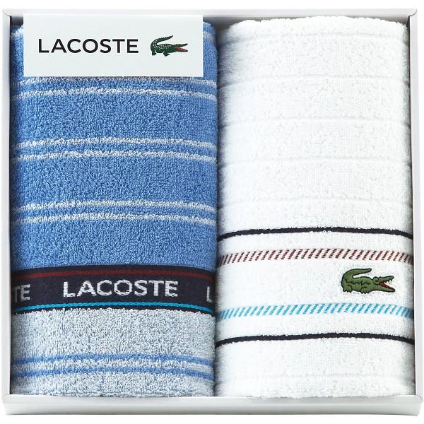 レア　LACOSTE　ラコステ　ポロシャツ　タオル　ストライプ　フランス製　M レア LACOSTE ラコステ ポロシャツ タオル ストライプ フランス