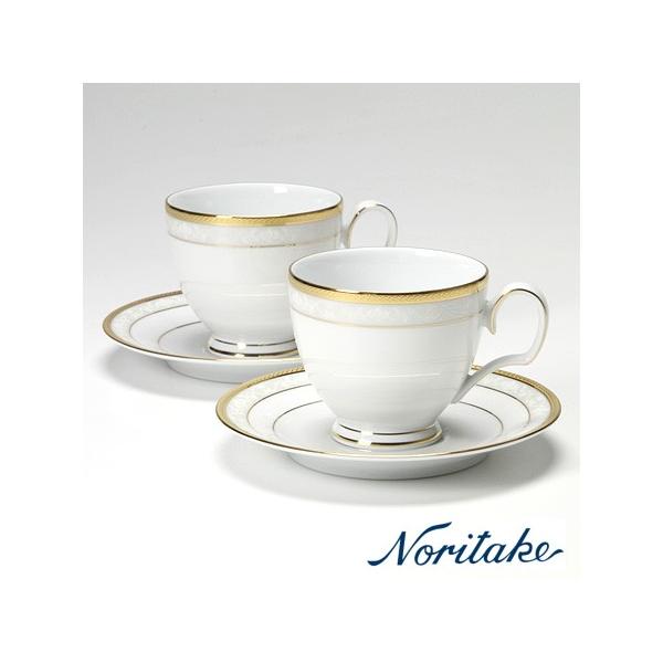 ノリタケ 【ノリタケ】≪ハンプシャーゴールド≫ ティー・コーヒー碗皿 
