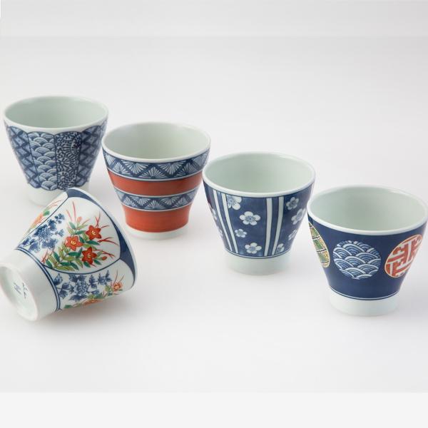 有田焼】≪波佐見焼 ≫ 染錦文様 カップ揃 : ギフトハウスタカノYahoo