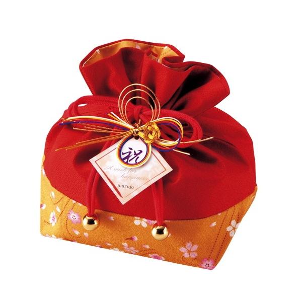 まるじょう　鰹節　かつおぶし 美幸（みゆき）-赤  巾着包み<セット内容>かつお花削り：2g×2、かつおソフト削り：1.5g×1、かつお絹削り：3g×1、ソフトふりかけ鰹とごま：5g×1、お吸いもの：2.1g×2、うめ茶漬け：6...