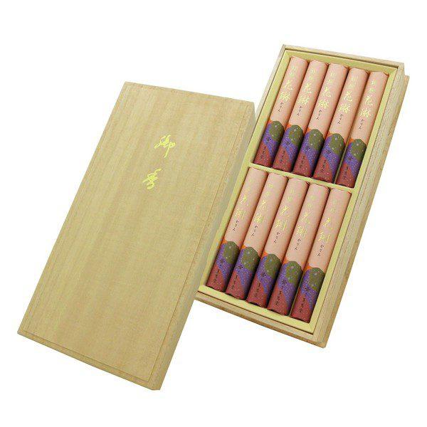 薫寿堂 特撰花琳 桐箱 短寸10入