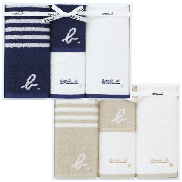 agnes b.（アニエスベー） フェイス・ゲストタオルセット : ギフト