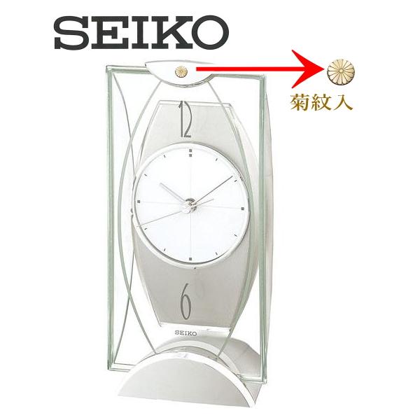 SEIKO（セイコー） 菊紋入り置時計 : ギフトハウスタカノYahoo!店