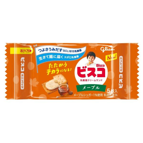 ビスコ 江崎グリコ ビスコミニパック メープル 5枚×20入 (ビスケット
