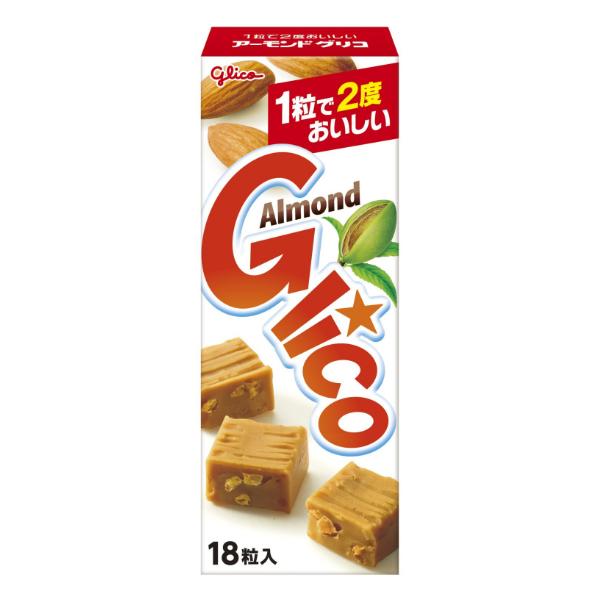 香ばしい味わいと食感が楽しめるキャラメル10入×24まで１個口の送料でお送りできます！北海道・沖縄は配送不可です。アーモンドグリコ アーモンドキャラメル アーモンド キャラメル 江崎グリコ キャラメル グリコ アーモンド入りキャラメル キャ...