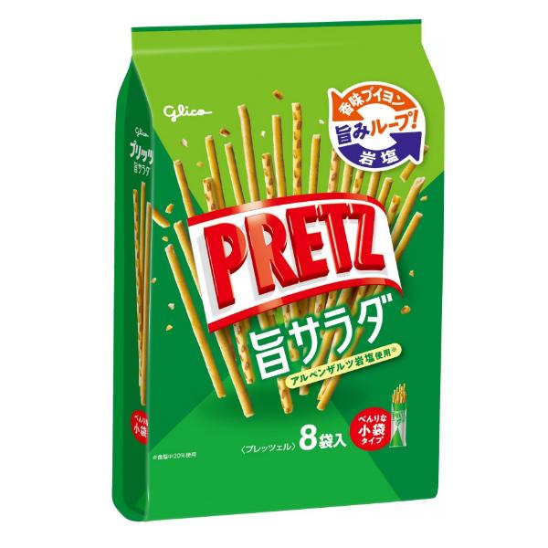 PRETZ 江崎グリコ プリッツ 旨サラダ 118g×6袋入 (大袋 プレッツェル