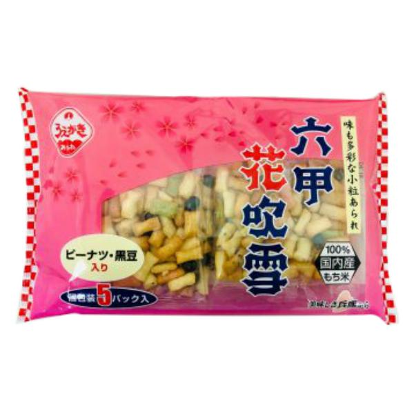 植垣米菓 91g 六甲花吹雪 5p １２入 ゆっくんのお菓子倉庫ヤフー店 通販 Yahoo ショッピング