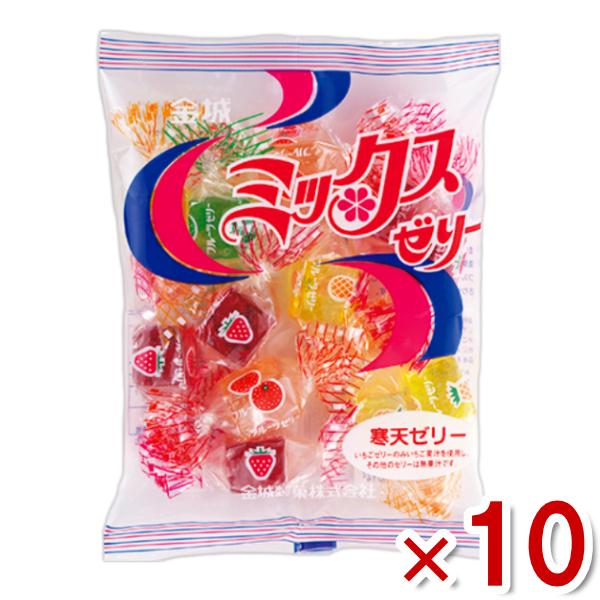 爆買 フルーティーでさわやかな香りと豊かな味わい東北を除く本州・四国・九州は送料無料！北海道・沖縄は配送不可、東北は別途送料200円(税別)がかかりますミックスゼリー フルーツミックスゼリー フルーツ寒天 フルーツ寒天ゼリー 金城製菓 ki...